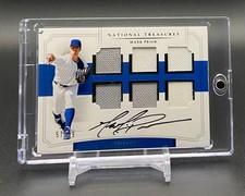 MARK PRIOR - 2017 National Treasures SIX SWATCH GAME USED JERSEY AUTO #d 57/99