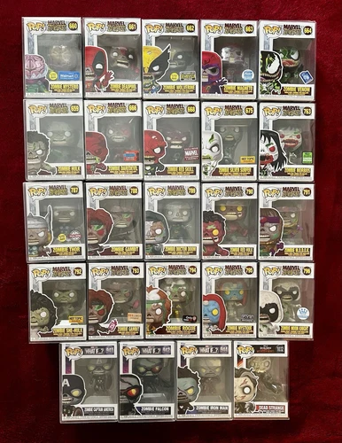Funko Pop Marvel Zombies What If Lot
