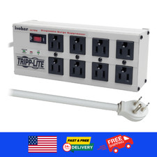 NEW 12ft Power Strip Surge Protector 8 Outlet Heavy Duty Tripp Lite ISOBAR8ULTRA