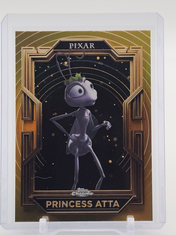 PRINCESS ATTA 2025 TOPPS CHROME PIXAR GOLD GILDED #13 A BUG'S LIFE Q3694