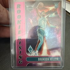 Panini 2023-24 Phoenix Rookie Rising Brandon Miller #10 27/99 Hornets NBA