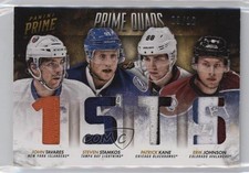 2013 Prime Quads 3/10 Erik Johnson John Tavares Patrick Kane Steven Stamkos v4s