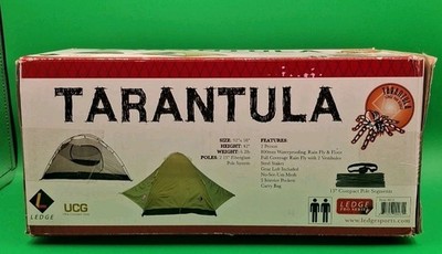 Ledge Sports Pro Series 2 Person TARANTULA Backpacking Tent 92''x58'' Height 42''