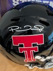 Patrick Mahomes Signed Full Size Texas Tech Red Raiders Football Helmet BAS — photo 2