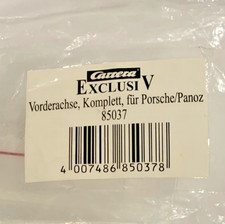 85037 Carrera Slot Car Front Axle for Carrera Panoz/Porsche Slot Car NEW