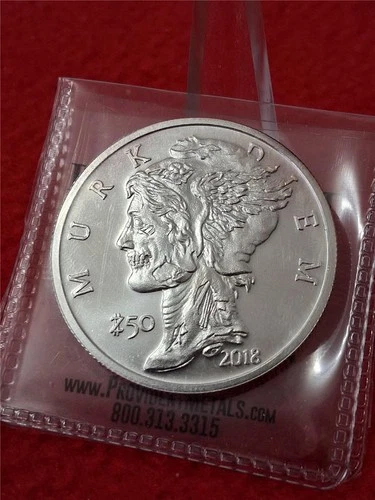 2018 ZOMBUCKS Murk Diem Currency of The Apocalypse 1oz UNC SILVER RND #MF-1612