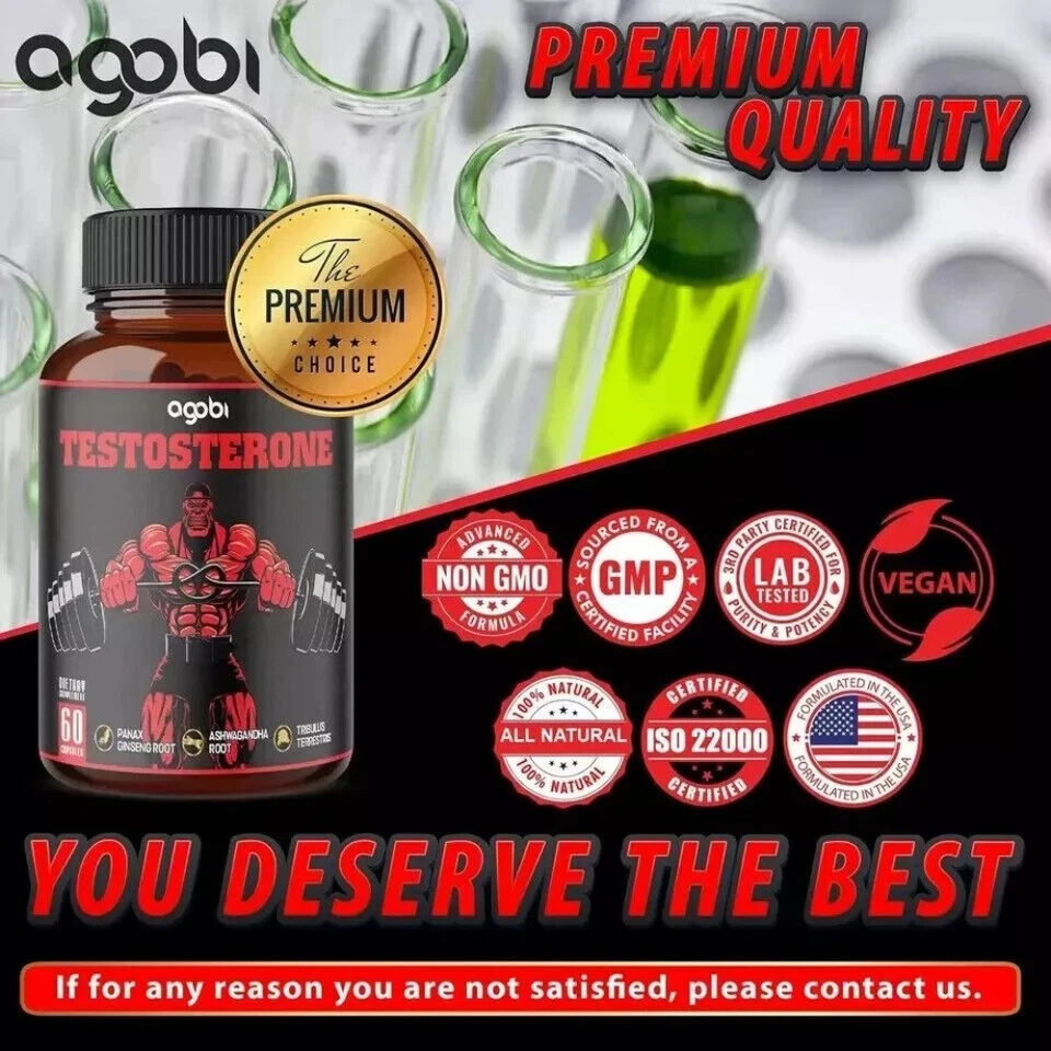 2X Legal STEROID ANABOLIC Pill BULKING Testosterone Booster MUSCLE GROW,11 Herbs - Image 4 of 4