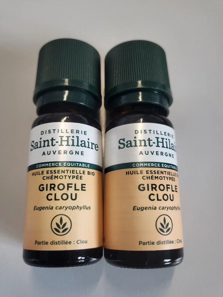 SAINT HILAIRE Lot de 2 huiles essentielles Bio chémotypée Girofle 20 ml PM2705 - Photo 1/1