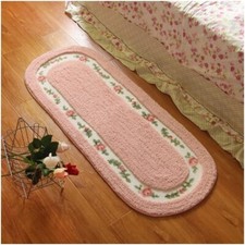 Beautiful Rose Flower Area Rugs for Living Room Bedroom Super Soft Bathroom Rugs