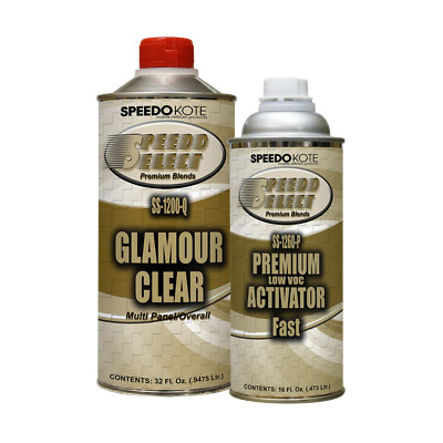 Ultra High Gloss 2.1 voc Clear Coat, 2:1 Clearcoat 48 oz. Fast Kit, SS-1200/60-Q