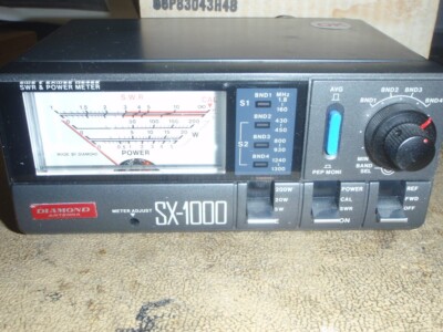 Diamond Antenna SX-1000 Quad-Band SWR Power Meter.1.8 Mhz to 1300 