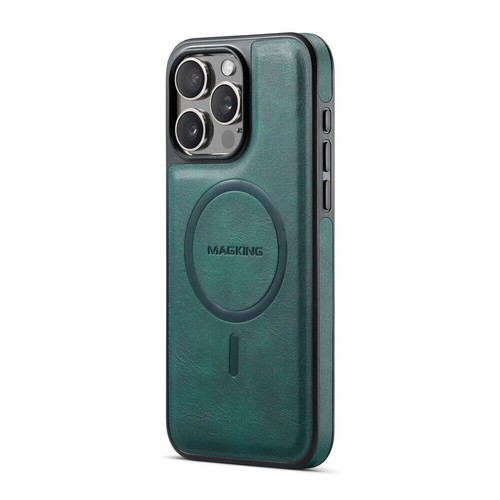 MagSafe Case For iPhone 12 13 14 15 16 with Magnetic Leather Wallet + Metal Ring - Zdjęcie 102 z 149