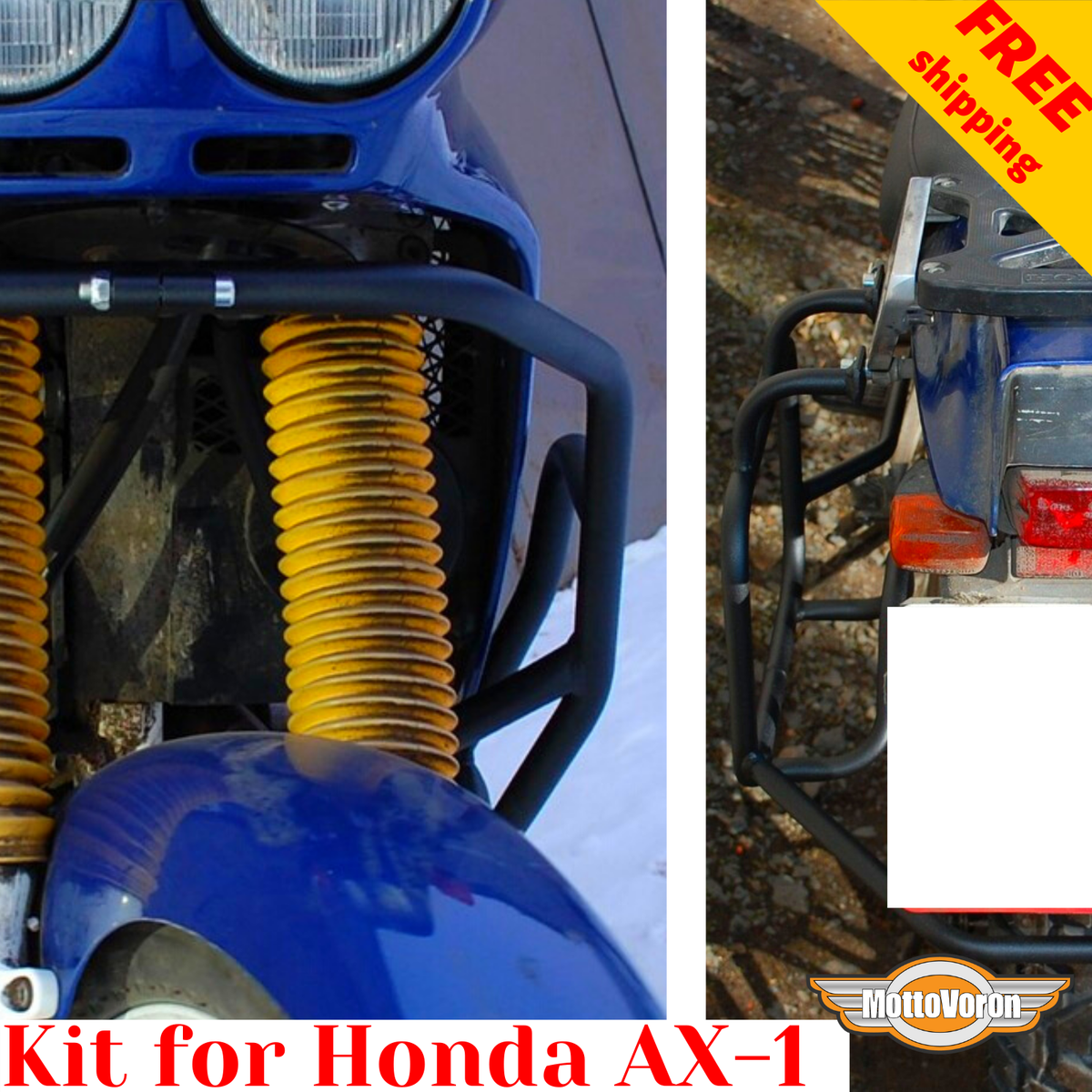 For Honda AX1 Engine guard AX-1 Side carriers AX-1 250 Pannier