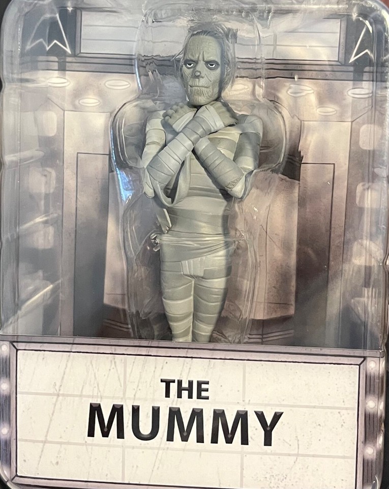 NECA Toony Terrors Silver Screen: THE MUMMY Black & White Figure | eBay