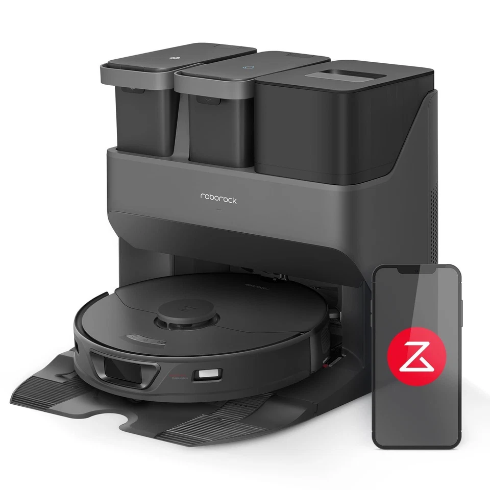 Roborock S7 Max Ultra Saugroboter mit Wischroboter,All-in-One Dock,5500Pa