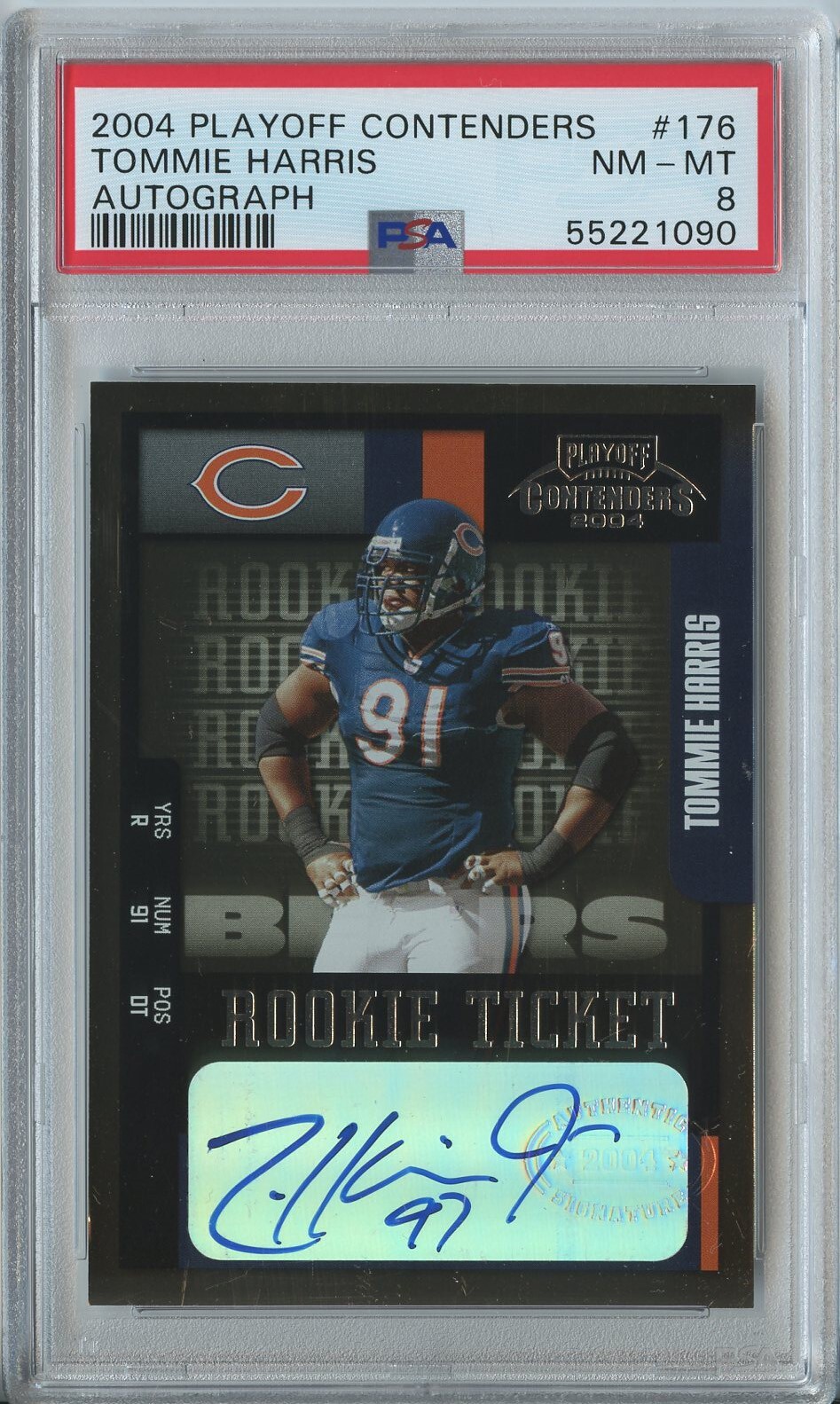 Tommie Harris Playoff Contenders #176 Autograph