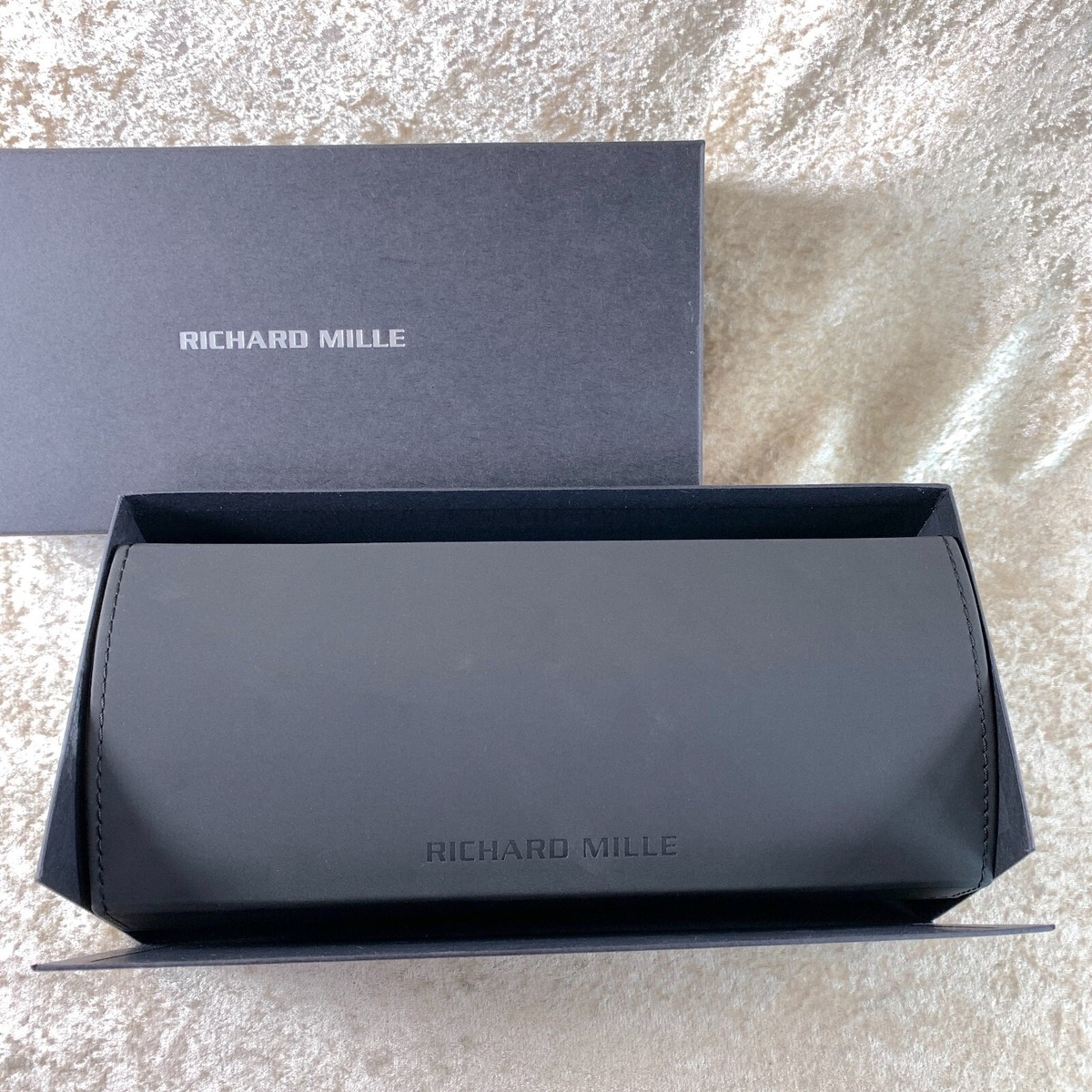 RICHARD MILLE Watch Travel Carry Case Black Rectangle for 3