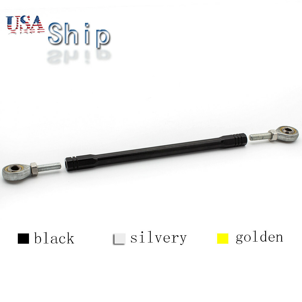CNC Black Gear Shift Rod Replacement for Racing Rearset Foot Pegs Size 280mm