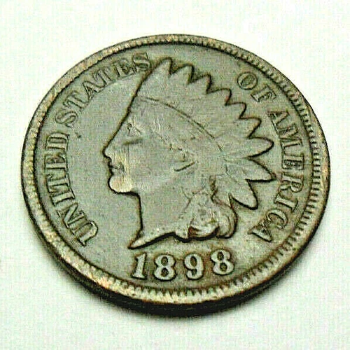 1898 P Indian Head Cent Penny  *VF - VERY FINE DETAILS*  **FREE SHIPPING**