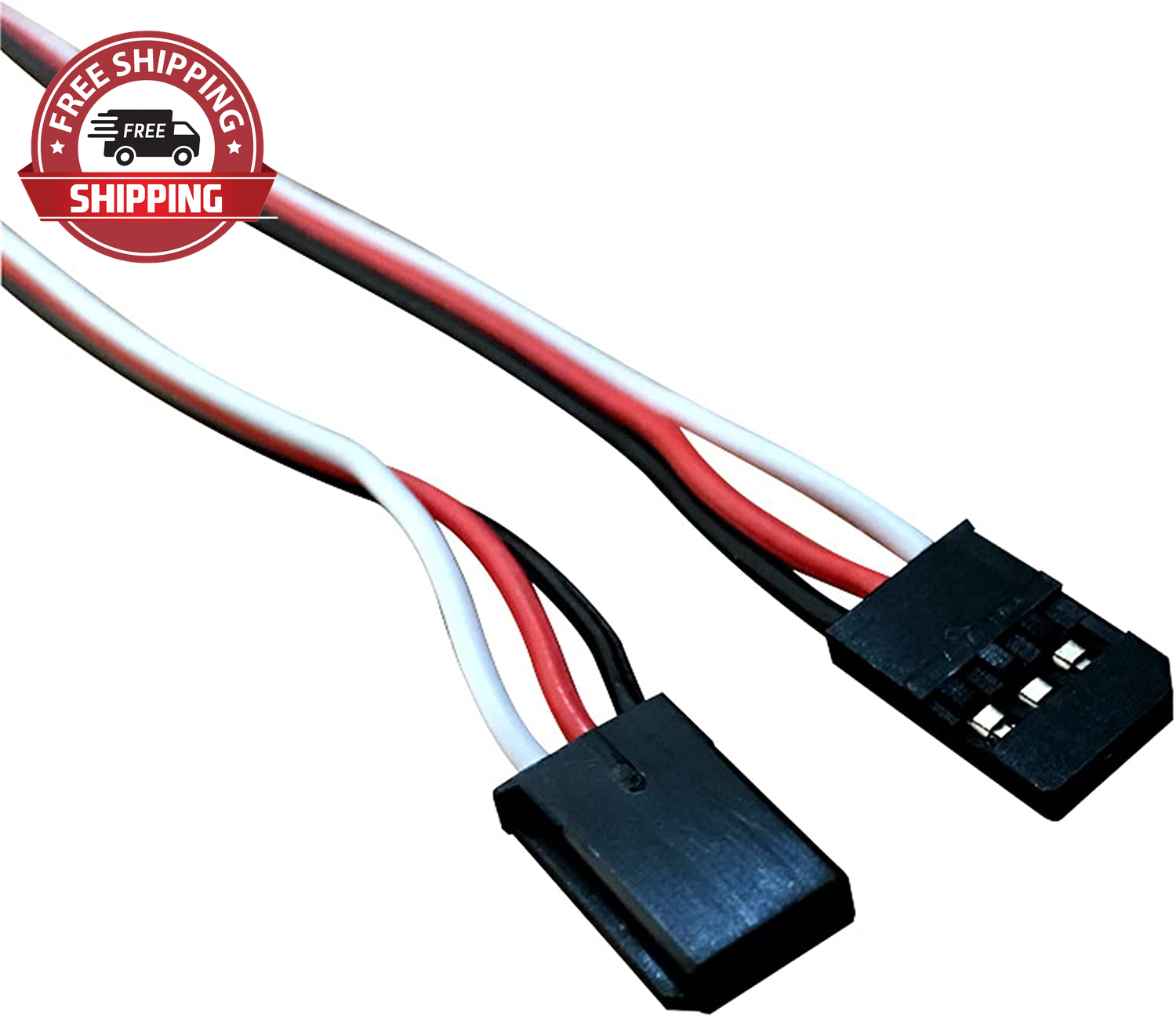 Servo Y Adapter Cable, Servo Y Cable Male and Female Plug, 1 to 2 Y Servo Connec 7445025236202