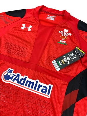 Under Armour Regular Fit HeatGear Official Welsh Rugby Union