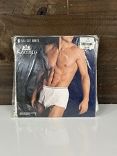 Vintage Classic Fit Full Cut Briefs White 6 Pack Size 36 White