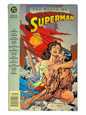 The Death of Superman TPB 1993 DC Comics Newstand 1st Print Doomsday Reader Copy
