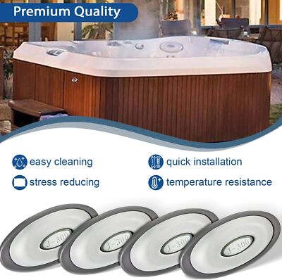 Juego De 4 Almohadas Para Jacuzzi Jacuzzi® J-300 (2014-2020) - Número 2472-824, Suaves Y Cómodas