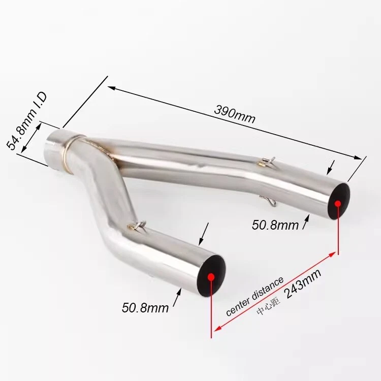 ​For Aprilia Dorsoduro 750 2008-2016 Motorcycle Exhaust Pipe Muffler Tail Pipe - Изображение 4 из 4