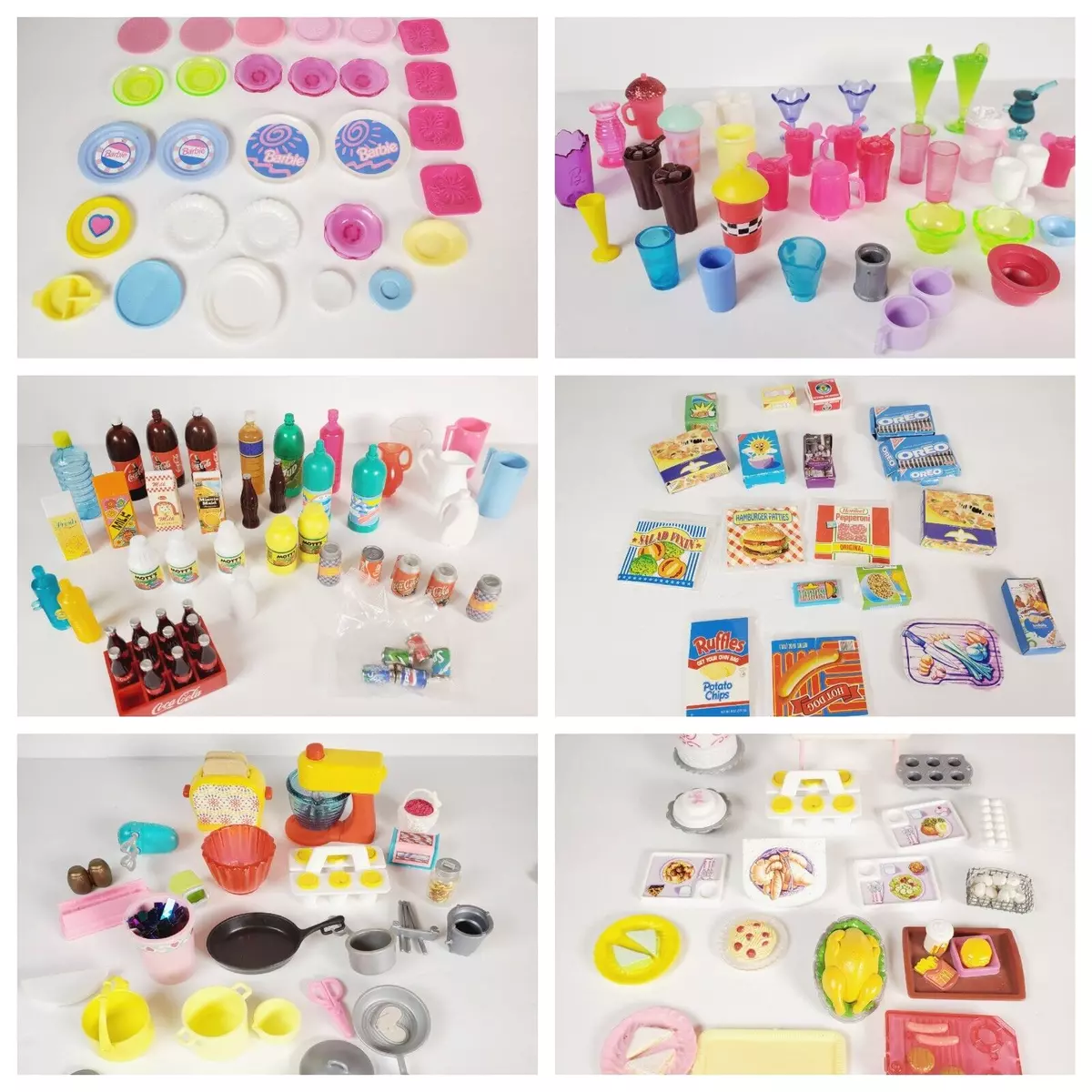 Barbie doll on sale kitchen accessories