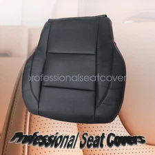 For 2005-2015 Nissan TITAN PRO-4X Driver Bottom Seat Cover Black with Red Line