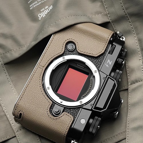 Handmade Genuine Leather Camera Half Case Bag Cover Protection Fit For Nikon ZF - Picture 3 of 37