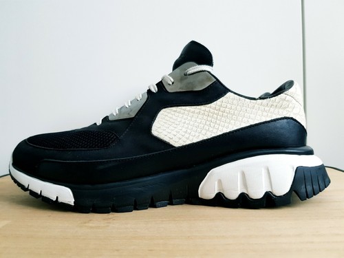 NEIL BARRETT LEATHER LEER SNEAKERS SIZE 
