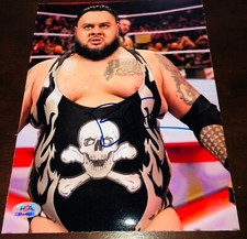 Bronson Reed WWE NXT World Champion Signed 8x10 Photo PSA B