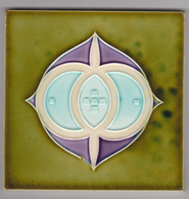 Jugendstil Fliese Ernst Teichert