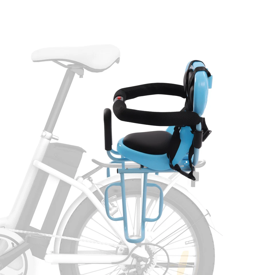 Portabicicletas de montaje trasero de seguridad niños bebé bicicleta seguridad niño pequeño asiento EXCELENTE Foto 2 de 4