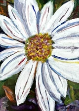 Daisy Painting-Original Acrylic Painting-Home Decor Art-Flower Painting-Art