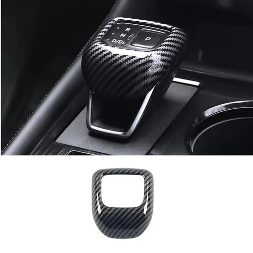 Carbon Fiber ABS Gear Shift Knob Trim Cover For 2022 2023 2024 Nissan Pathfinder - Picture 1 of 8
