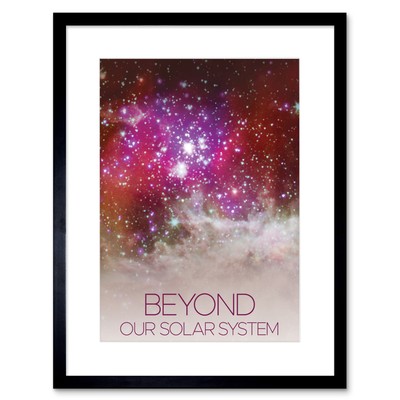 NASA Chandra Weltraumteleskop NGC 281 Pacman-Nebel gerahmter Druck Wandkunst 9 x 7 Zoll