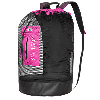Stahlsac - Mesh Backpacks - Bonaire Mesh Backpack - Pink