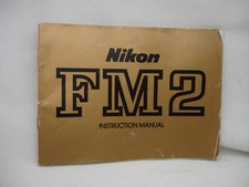 NIKON FM2 camera Instruction . Owner s manual. English Edition