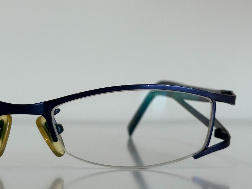 Gucci GG 1839/N/S 029 Half Rim Blue Eyeglasses Optical Frame 51-17