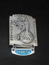 1967 PMI Heavy Pilgrimage Military Pilgrimage Brooch Badge Brooch Badge