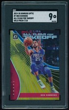 2019-20 #7 Ben Simmons  Donruss Optic All Clear for Takeoff Gold Prizm /10 SGC