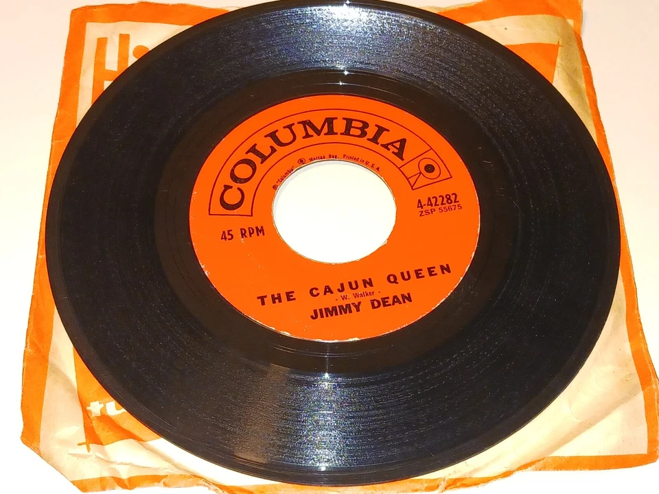 Jimmy Dean - The Cajun Queen / To A Sleeping Beauty, 45, 7", VG - Image 3 of 4