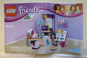 Lego Friends Emma&rsquo;s Creative Workshop 41115 Complete Set with Manual&nbsp;No Box