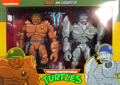 TEENAGE MUTANT NINJA TURTLES Traag & Granitor - NECA - 18 cm / 7''