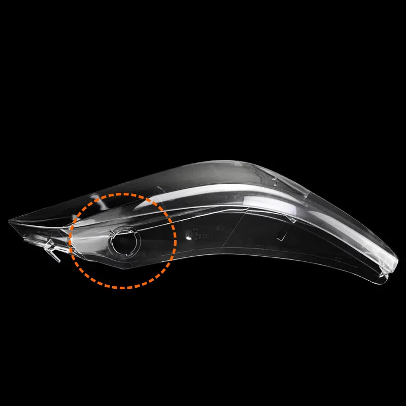 2x For BMW E60 E61 2008-2010 5 Series 525i 530i Headlight Lens Cover Shell+Glue - Изображение 4 из 4