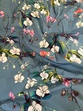 Authentic Top Italian designer luxury cotton dress Fabric. Made in Italy