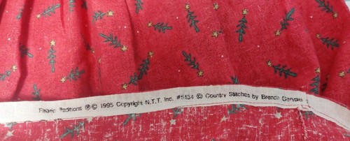 Vintage 1995 Brenda Gervais Girls Christmas Dress Handmade Folk Art Size - Picture 9 of 10